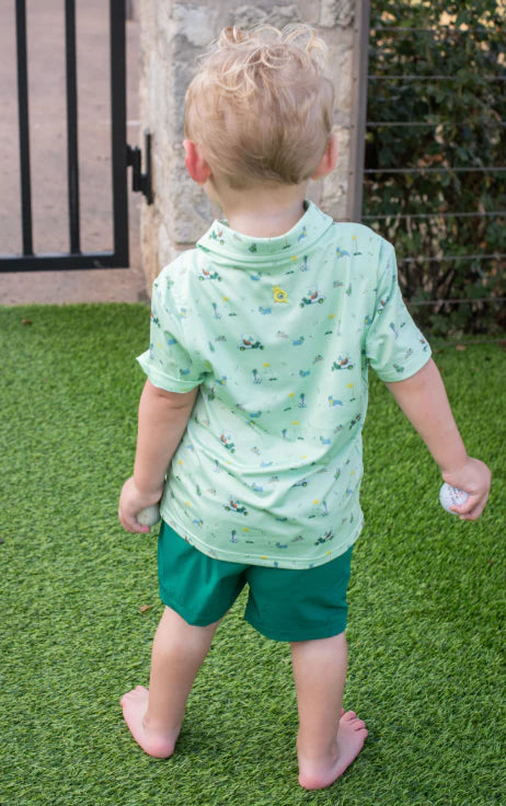 Blue Quail Dogwood Performance Boys Polo