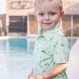 Blue Quail Dogwood Performance Boys Polo Shirt