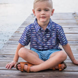 Blue Quail Freshwater Performance Boys Polo Shirt