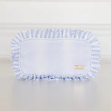 Hollis Blue Fawn Ruffled Nylon Medium Pouch