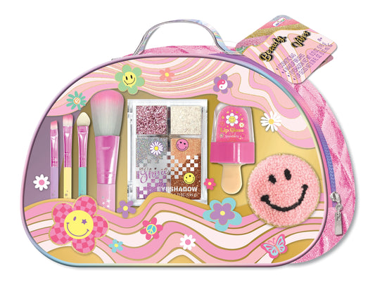 Groovy Flower Girls Makeup Beauty Bag Girls Toy Set