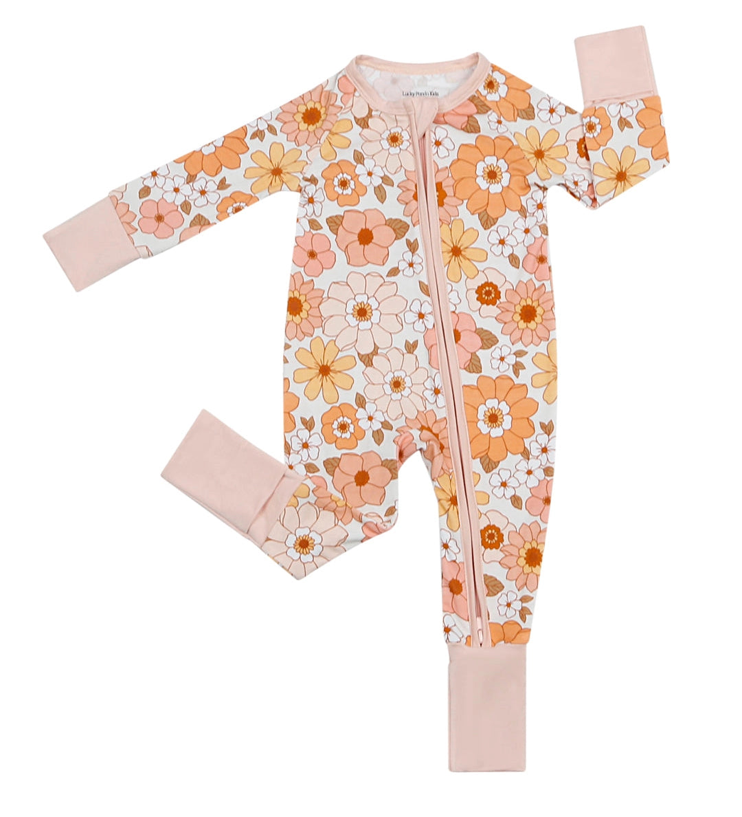 Sweet Blossom Girls Bamboo Onesie