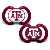 Texas A&M Aggies Pacifier 2 Pack
