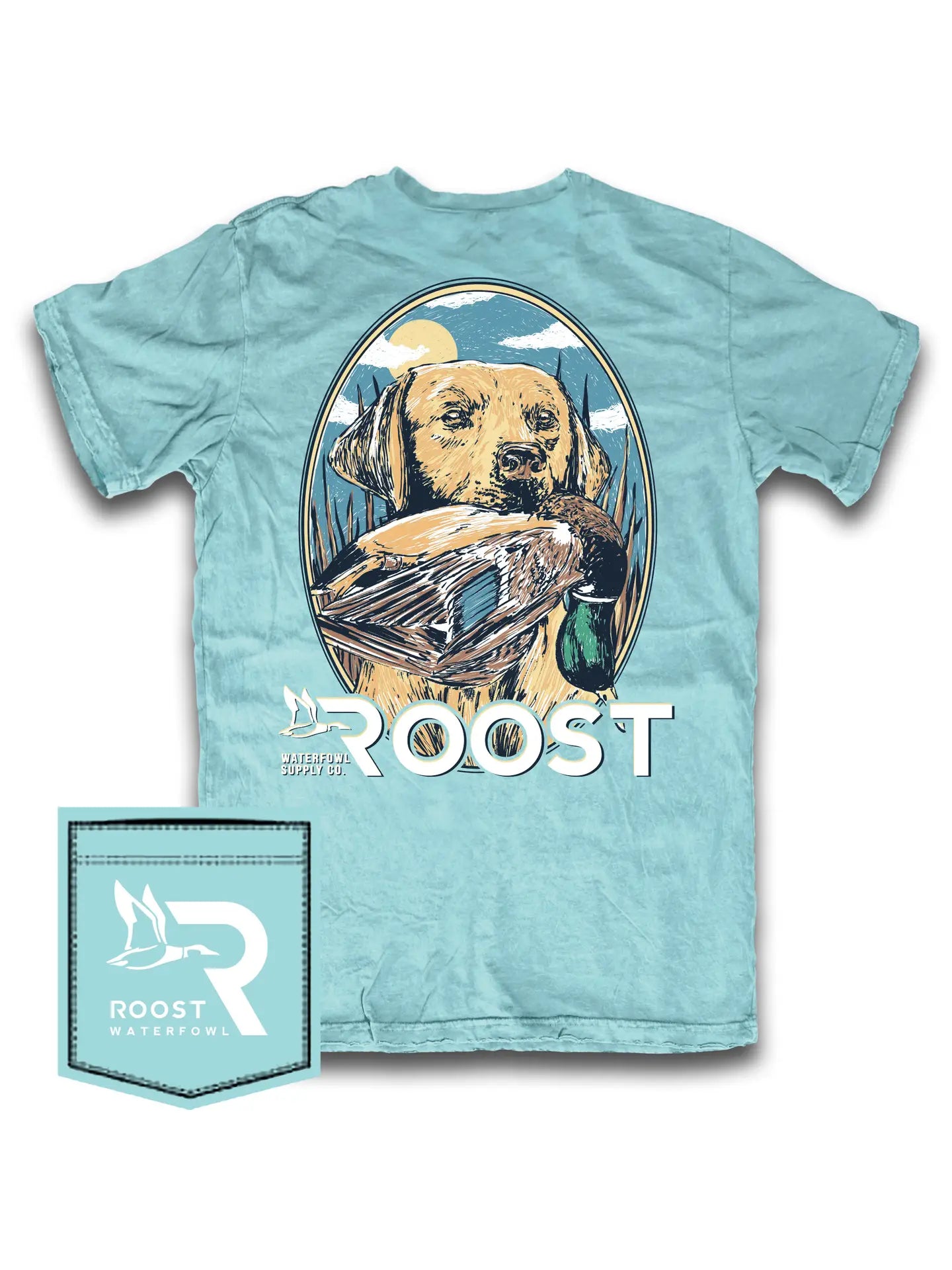 Fieldstone Roost Boys T Shirt Lab Mallard