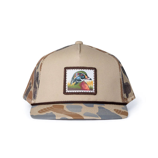 Burlebo Cap - Wood Duck Stamp - Camo Mens