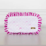Hollis Goldie Girl Bows Ruffled Nylon Medium Pouch