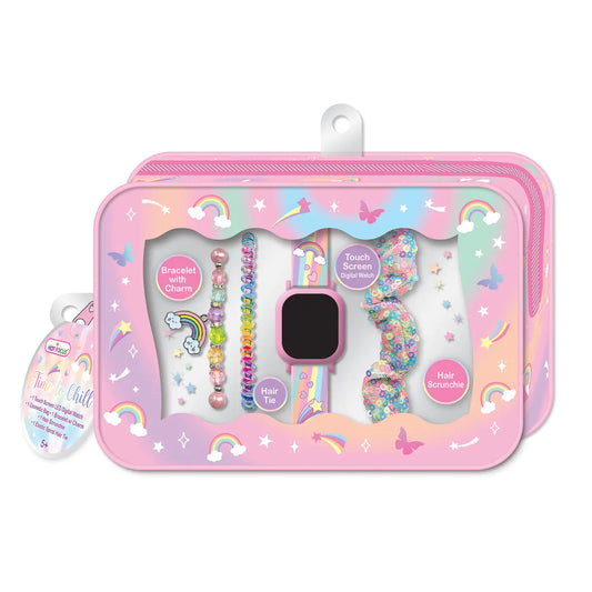 Rainbow Girls Watch & Accessories Set