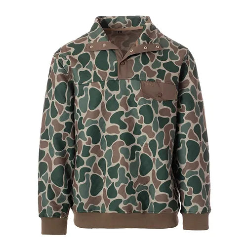 Fieldstone/Roost Camo Quilted Pullover