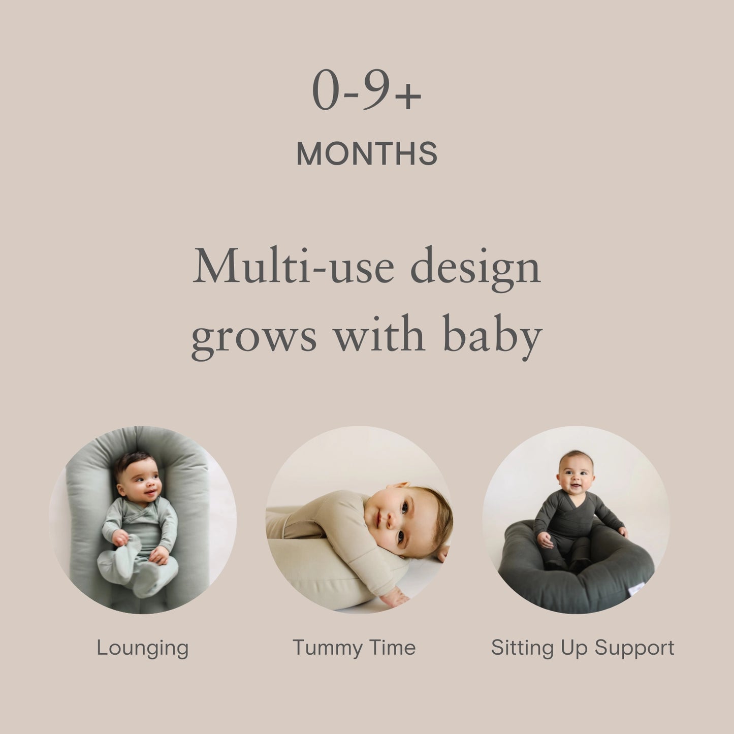 Snuggle Me Organic Baby Lounger- Gumdrop