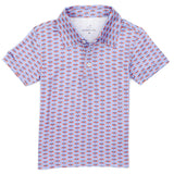 Properly Tied Boys Inlet Polo Freedom Flag Shirt