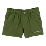 Properly Tied Olive Mallard Boys Shorts