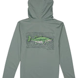 Properly Tied Boys Spotted Bass Performance Hoodie