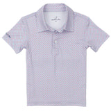 Properly Tied Inlet Baseball Fastball Boys Polo Shirt