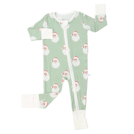 Hamner Hill Boys Sleigh Bells Double Zipper Romper