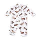 Angel Dear Boys Wild Horses Romper