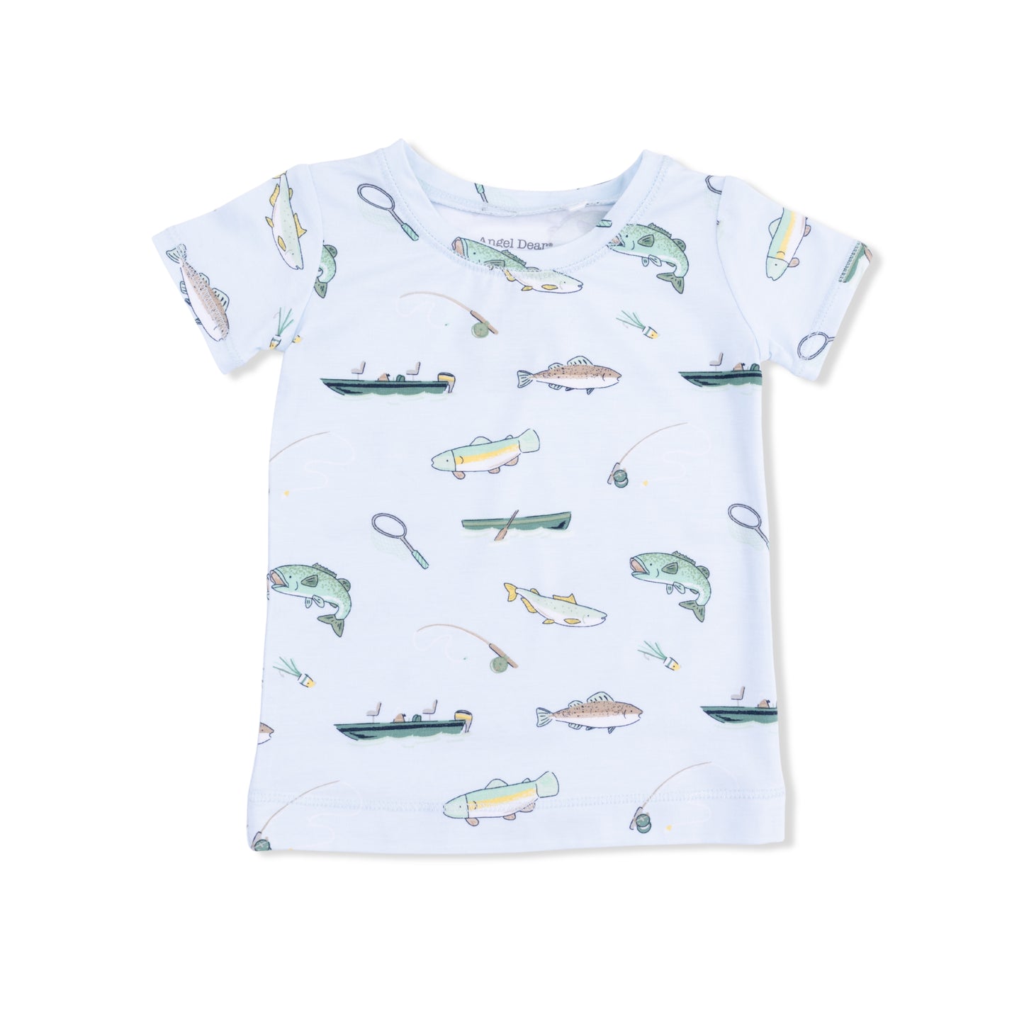 Angel Dear Fishing - Short Sleeve Loungewear Set