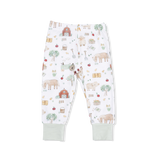 Angel Dear Farm Animals Rope Cameos Uni - Short Sleeve Loungewear Set