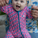 Burlebo American Flag Boys Onesie