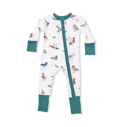 Angel Dear Ducks Bamboo Boys Onesie