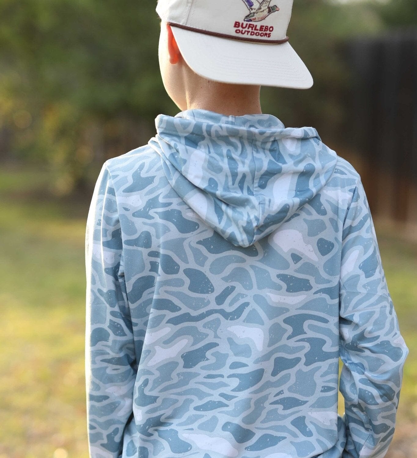Burlebo Seaside Camo Performance pullover boys