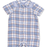 Angel Dear Western Pearl Snap Baby Boys Shortie Romper