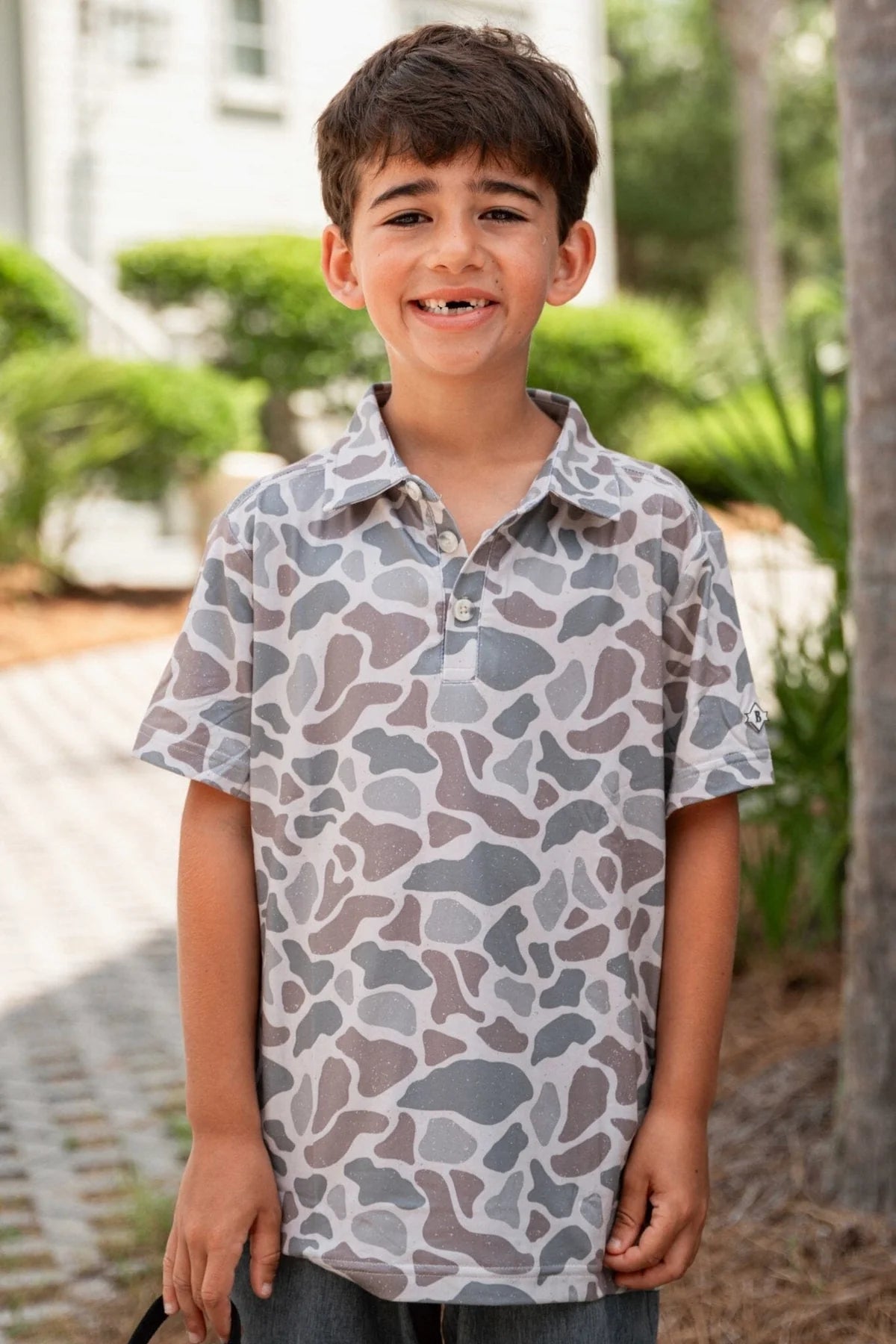 Burlebo Classic Deer Camo Polo