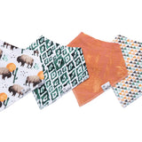 Bison Bandana Bib (4 pack) Copper Pearl