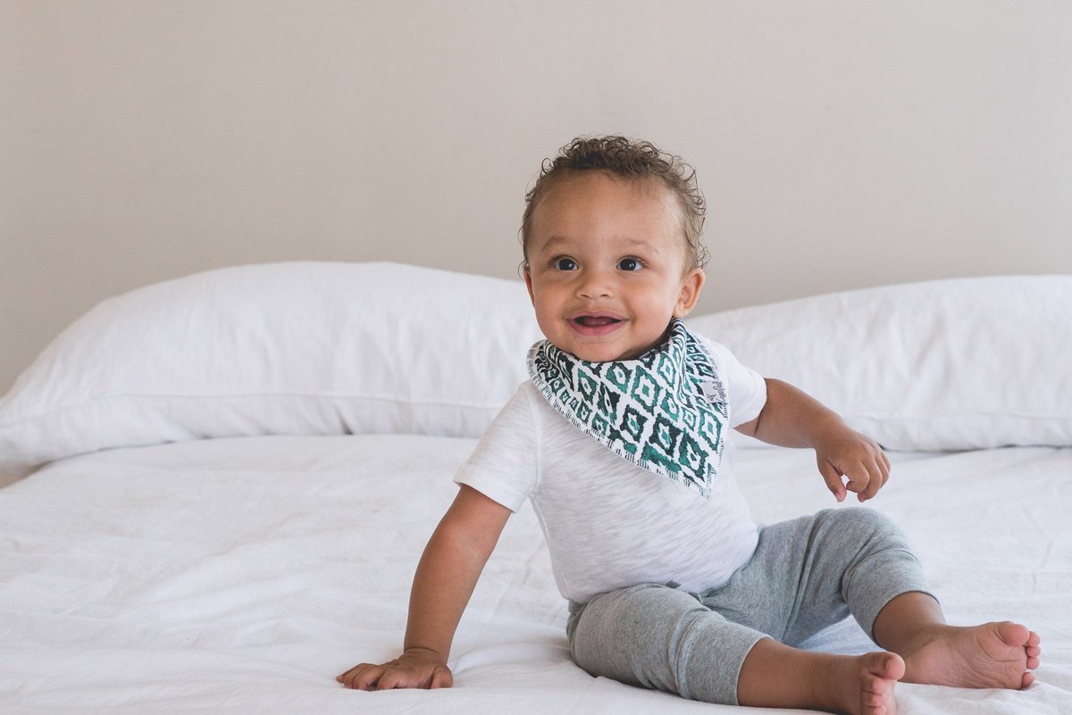 Bison Bandana Bib (4 pack) Copper Pearl